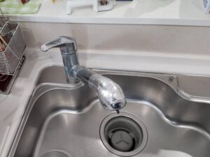 埼玉のキッチン取付け隊　タカギ浄水栓の工事　施工前